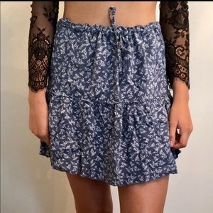 Brandy Melville Floral Skirt